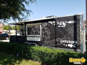 Nicely Built 2017 - 8.5' x 24' Wood-Fired Pizza Trailer Food Concession Trailer with Porch for Sale in Texas!
