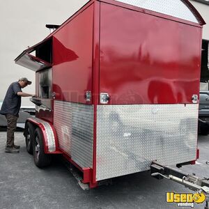 Compact 2021 - 8' x 14' Wood Fired Pizza Concession Trailer for Sale in Washington!