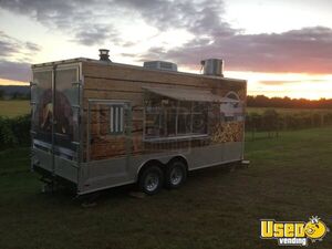 2013 8' x 20' Wood Fired or Gas Pizza Oven Concession Trailer for Sale in Wisconsin!