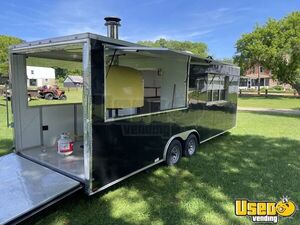 Licensed - 2024 8.5 x 24' Quality Cargo Wood-Fired Pizza Food Concession Trailer for Sale in Wisconsin!