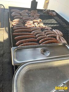 Refrigerated Catering Bbq Service Trailer With 2 Custom Bbq Pits Catering Trailer 10 California for Sale
