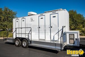 2022 - 4 Stall Luxury Bathroom Trailer | Mobile Bathroom Unit with Solar for Sale in California!