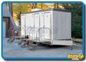2021 12' Wells Cargo 4 Station Bathroom Trailer | Mobile Business Unit for Sale in Illinois!