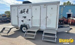 2015 Wells Cargo Ultra Lav 3 Stall Bathroom Trailer Mobile Business Unit for Sale in Oklahoma!