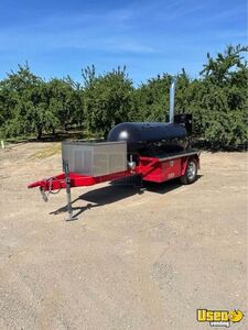 Reverse Flow Open Bbq Smoker Trailer Open Bbq Smoker Trailer 5 California for Sale