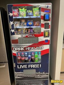 (3) 2022 Seaga JDL2C Snack and Drink Combo Vending Machines For Sale in Texas!