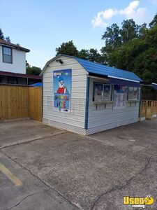 Shaved Ice Building Snowball Trailer Louisiana for Sale