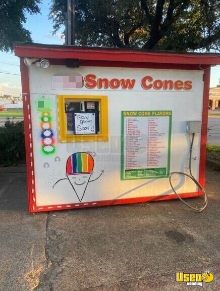 Shaved Ice Concession Stand Snowball Trailer Texas for Sale