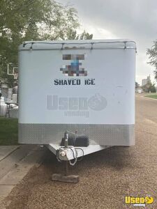 Shaved Ice Concession Trailer Snowball Trailer Air Conditioning Kansas for Sale