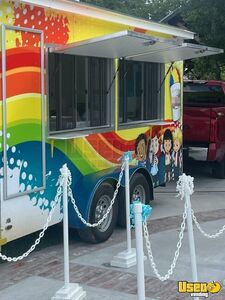 Shaved Ice Concession Trailer Snowball Trailer Air Conditioning Louisiana for Sale