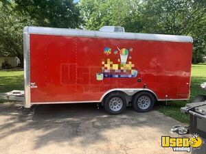 Shaved Ice Concession Trailer Snowball Trailer Air Conditioning Louisiana for Sale