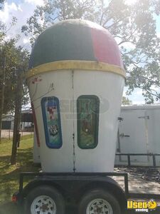 Shaved Ice Concession Trailer Snowball Trailer Air Conditioning Louisiana for Sale