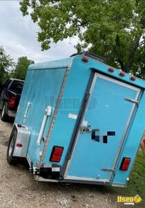 Shaved Ice Concession Trailer Snowball Trailer Air Conditioning Texas for Sale