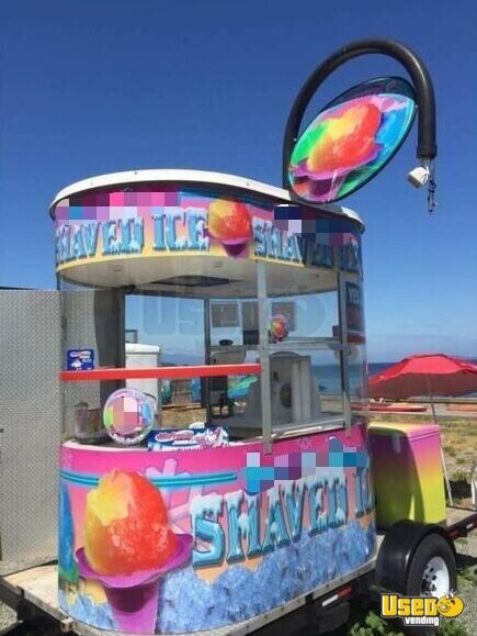 Shaved Ice Concession Trailer Snowball Trailer British Columbia for Sale