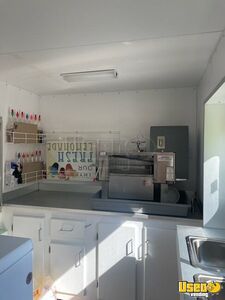 Shaved Ice Concession Trailer Snowball Trailer Cabinets Louisiana for Sale