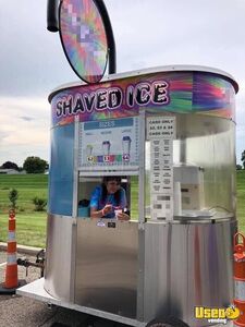 Shaved Ice Concession Trailer Snowball Trailer Concession Window Ohio for Sale