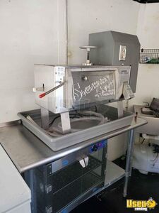 Shaved Ice Concession Trailer Snowball Trailer Interior Lighting Florida for Sale
