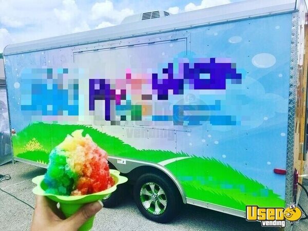 Shaved Ice Concession Trailer Snowball Trailer Kansas for Sale