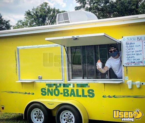 Shaved Ice Concession Trailer Snowball Trailer Louisiana for Sale