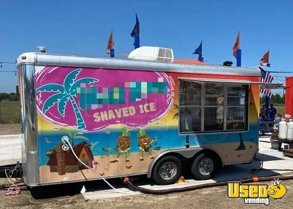 Shaved Ice Concession Trailer Snowball Trailer Michigan for Sale
