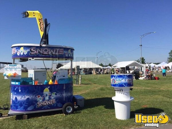 Shaved Ice Concession Trailer Snowball Trailer Ohio for Sale