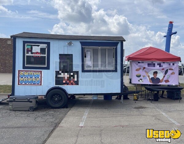 Shaved Ice Concession Trailer Snowball Trailer Texas for Sale