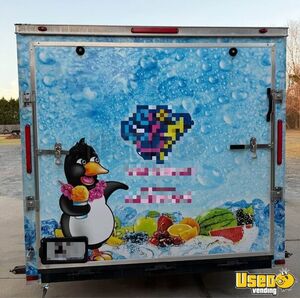Shaved Ice Trailer Snowball Trailer Air Conditioning Georgia for Sale
