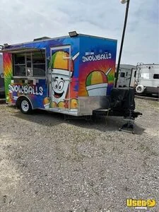 Shaved Ice Trailer Snowball Trailer Air Conditioning Louisiana for Sale