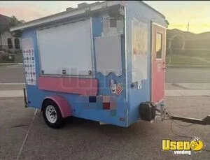 Shaved Ice Trailer Snowball Trailer Air Conditioning Texas for Sale