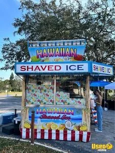 Shaved Ice Trailer Snowball Trailer Cabinets Florida for Sale