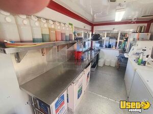 Shaved Ice Trailer Snowball Trailer Diamond Plated Aluminum Flooring Utah for Sale