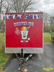 Shaved Ice Trailer Snowball Trailer Exterior Customer Counter Tennessee for Sale