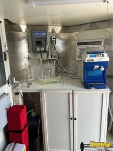 Shaved Ice Trailer Snowball Trailer Exterior Customer Counter Texas for Sale