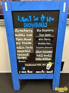 Shaved Ice Trailer Snowball Trailer Triple Sink Louisiana for Sale