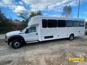 2015 Ford F-550 Shuttle Bus | Passenger Bus with Rear Wheelchair Lift for Sale in Georgia!