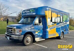 2019 Ford E-350 Shuttle Bus | Non-CDL Mini Bus with Wheelchair Lift for Sale in Minnesota!