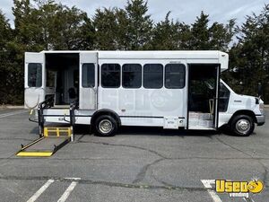 Used - 2013 15' Ford E450 Shuttle Bus with Wheelchair Lift for Sale in New York!