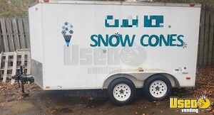 2016 - Freedom 7' x 12' Shaved Ice Concession Trailer | Snowball Trailer for Sale in Alabama!