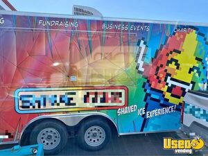 8.5' x 16' Shaved Ice Concession Trailer | Used Snowball Trailer with Clean and Spacious Interior for Sale in Arizona!