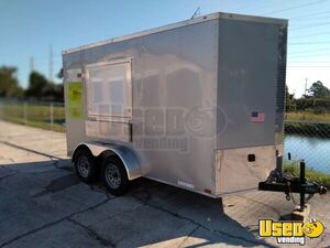 2022 6.5' x 14'  Wow Cargo Snowball Concession Stand Trailer Shaved Ice Business Trailer for Sale in Florida!