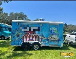 2015 7' x 14' Shaved Ice Concession Trailer | Mobile Snowball Unit for Sale in Florida!