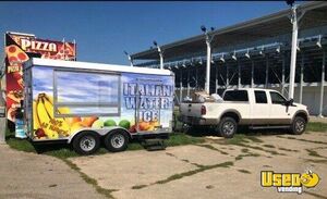 Well Equipped - 2012 8.5' x 18' Shaved Ice Trailer | Concession Trailer for Sale in Florida!