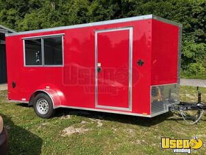 NEW - 2025 7' x 14' Quality Cargo Shaved Ice Trailer Snow Cone Snowball Concession Trailer for Sale in Kentucky!