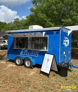 Like New - 2025 6' x 14' SnoPro Shaved Ice Trailer Snowball Concession Unit for Sale in Louisiana!