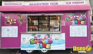 Ready to Go 2001 - 8' x 17' Pace American Snowball and Ice Cream Trailer for Sale in Maryland!