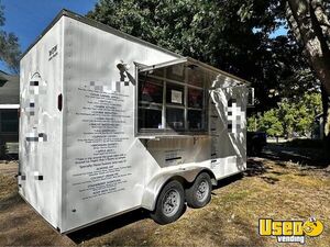 Turnkey - 2022 7' x 16' Shaved Ice/Snowball Concession Trailer for Sale in Michigan!