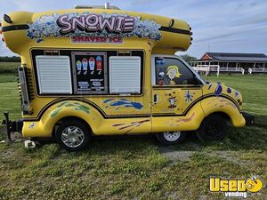 Turnkey Snow Cone Bus Style 15' Snowie / Chevy Snowball Concession Trailer for Shaved Ice for Sale in Ohio!