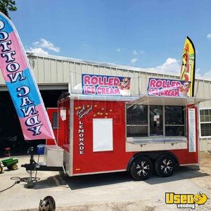 TURNKEY - 2000 7' x 14' Snowball & Ice Cream Concession Trailer | Mobile Dessert Unit for Sale in Oklahoma!