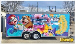 2021 7' x 20' Shaved Ice Trailer | Snowball Concession Trailer for Sale in Oklahoma!