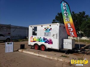 Turnkey 12' Car Mate Certified Self-Sufficient Shaved Ice Concession Trailer for Sale in Texas!